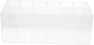 for Women Girls on Special Days Space-Saving Acrylic Watch Belt Storage Box undeveloped rumble evening predominance reradiate Belt Organizer Multi-Grid 