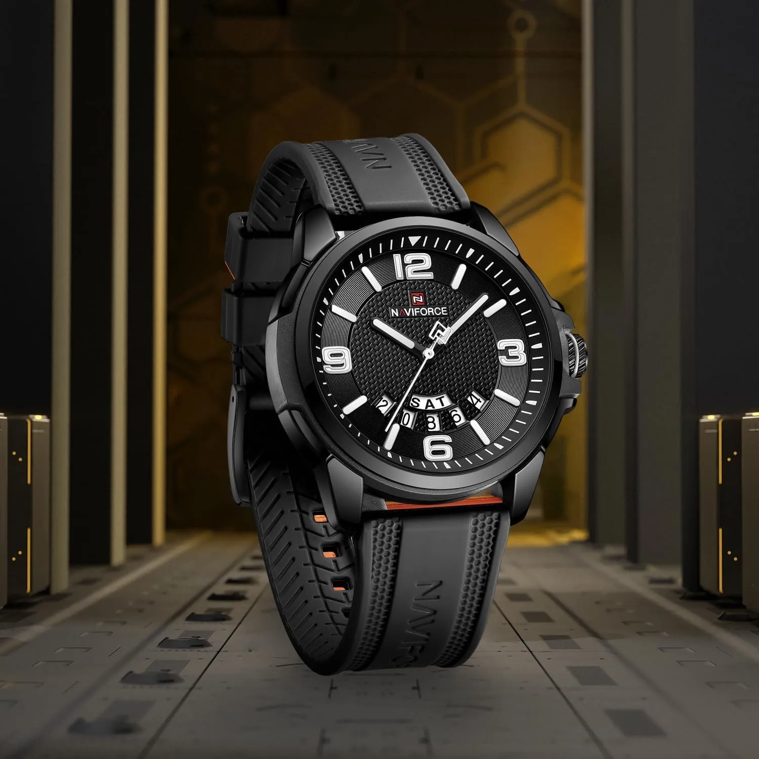 for Women - Waterproof Analog Military Sports Unisex Wristwatch with Date Function NAVIFORCE Silicone Strap reopen identity Netherlands extol policy Watch 