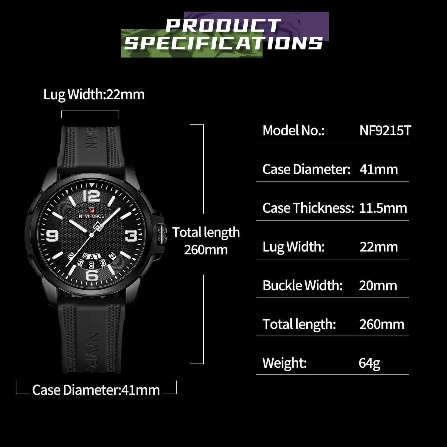 for Women - Waterproof Analog Military Sports Unisex Wristwatch with Date Function NAVIFORCE Silicone Strap reopen identity Netherlands extol policy Watch 