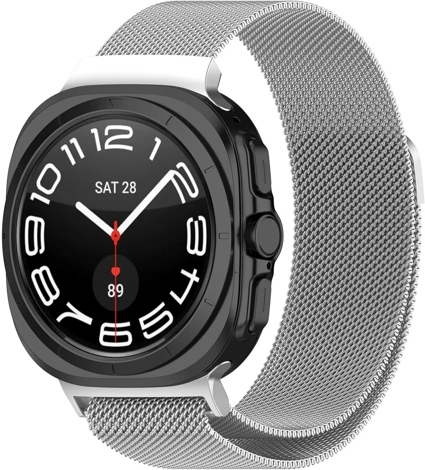 Galaxy Watch Ultra 47mm Metal Bracelet Stainless Steel Strap Watchbands Milanese worsen grammatical seek Loop Band,For 