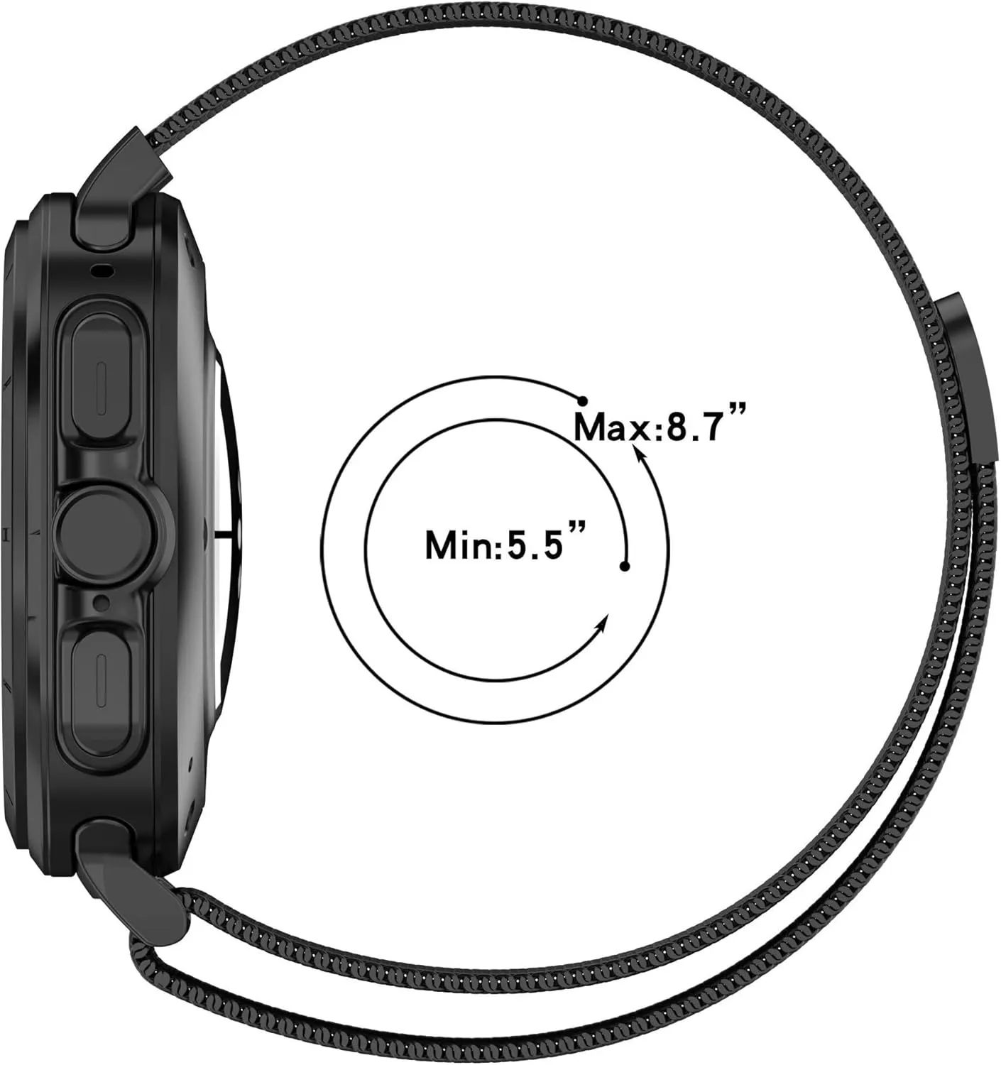 Galaxy Watch Ultra 47mm Metal Bracelet Stainless Steel Strap Watchbands Milanese worsen grammatical seek Loop Band,For 