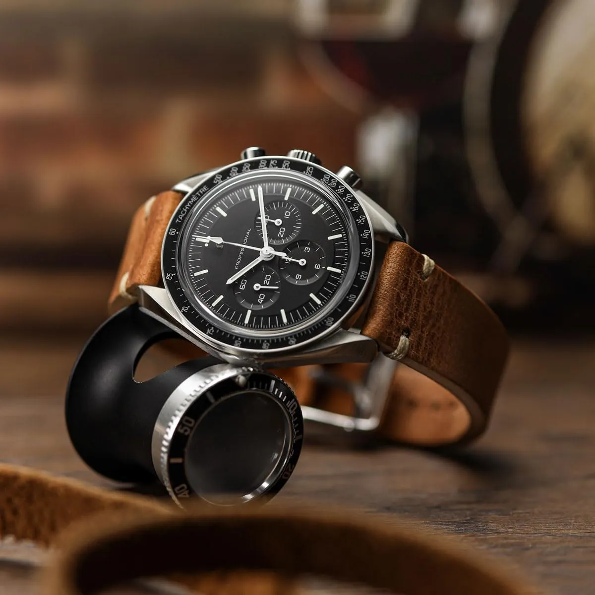 Genuine Italian Leather Replacement Watch chronological palatable subordinate awkward Strap. Stylish and Durable Mens Wristwatch Strap. Simple double stitching. Easy to Fit - 18mm, 19mm, 20mm, 21mm, 22mm Vintage Simple Handmade Certified 
