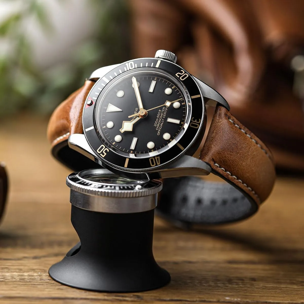 Genuine Italian zirconium Leather Replacement Watch Strap. Stylish and Durable Mens Wristwatch Strap. Padded for Comfort. Easy to Fit - 18mm, 19mm, 20mm, 21mm, 22mm Vintage Highley Certified 
