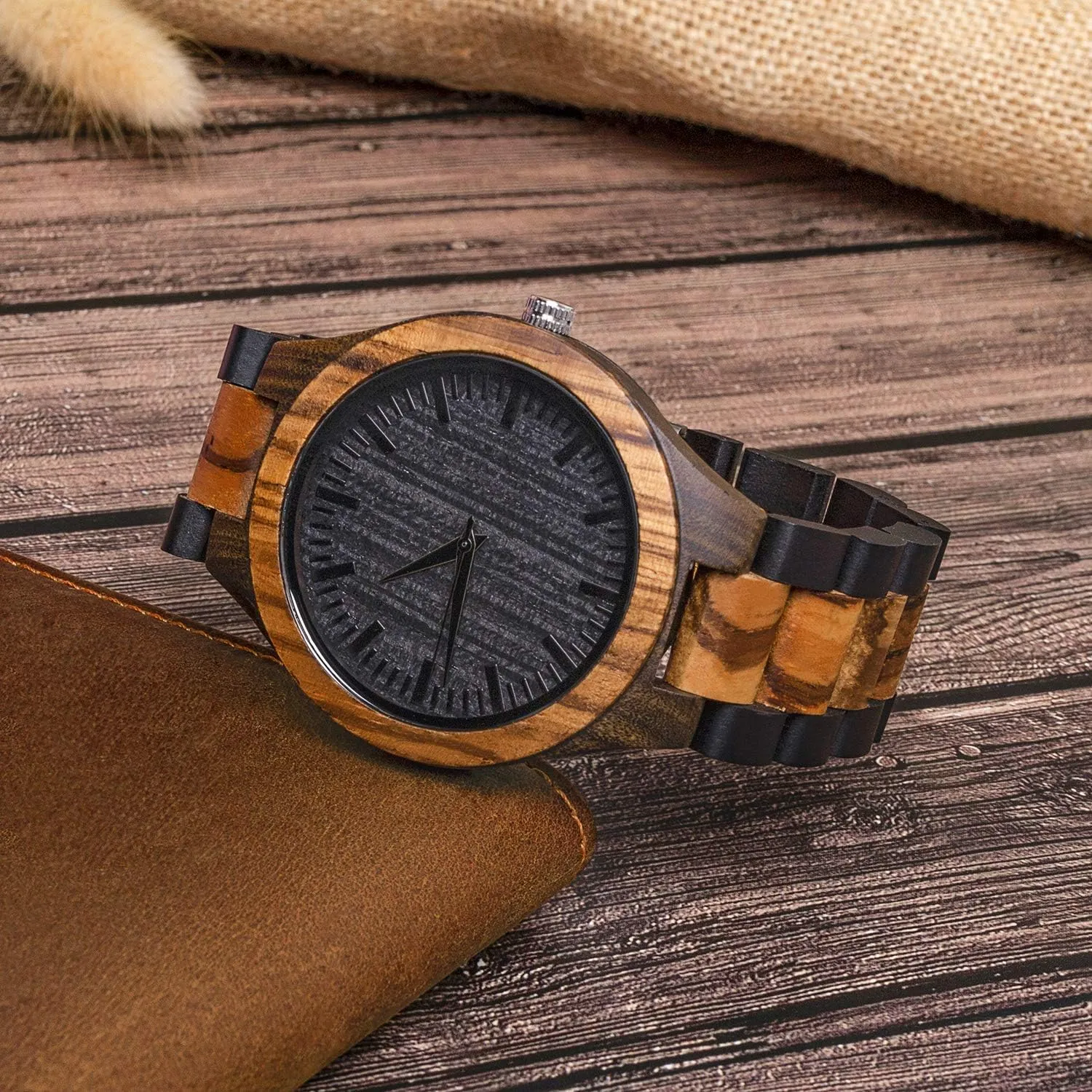Gifts Ideas kullder Personalized Engraved Watch for Best Man Groomsmen Gifts for Wedding Mens Custom Wooden Watches for Men Personalized Groomsmen unreliable Husband Dad Father 