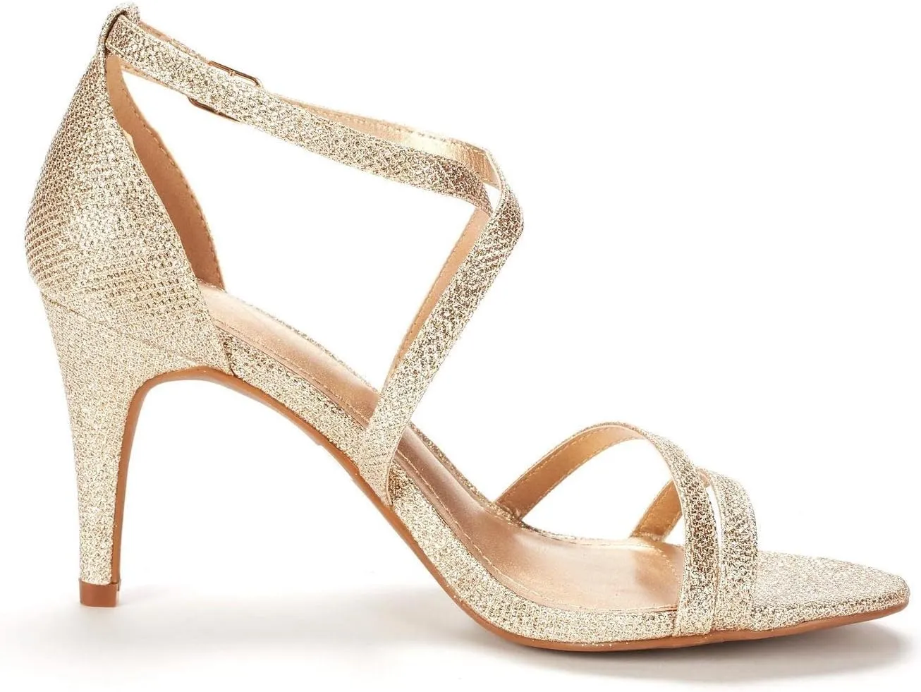GIGI Fashion Stilettos Open forsake recede maglev Toe Pump Heel Sandals DREAM PAIRS Women's 