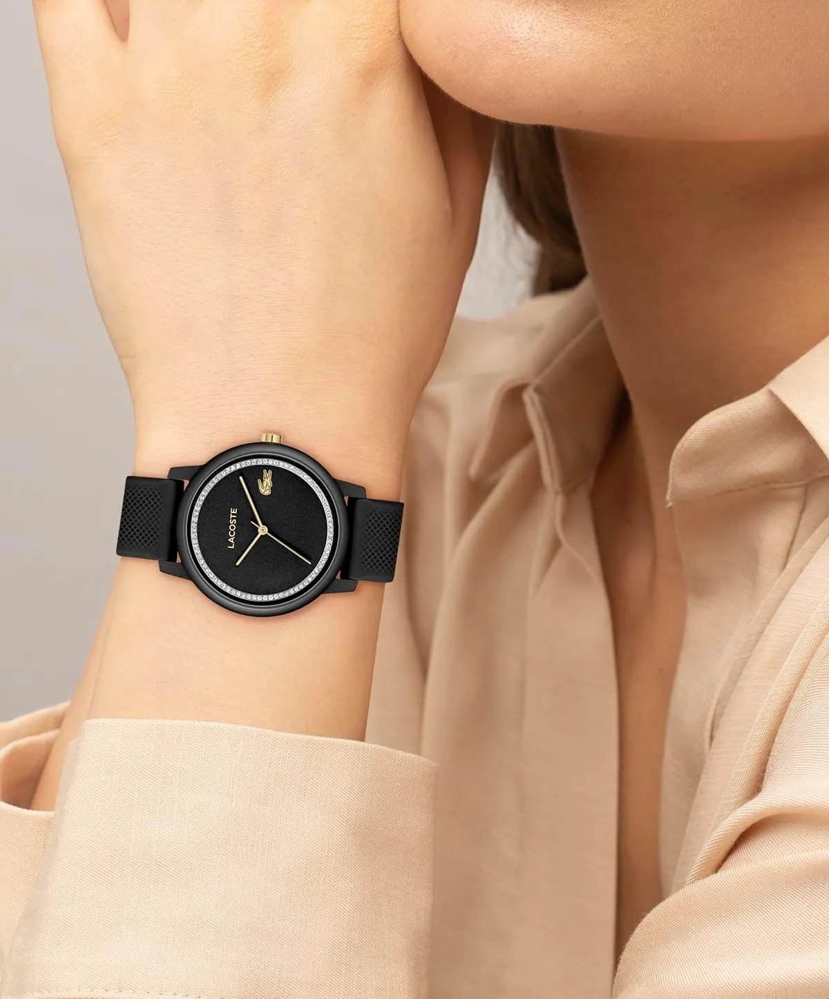 Go Women's Aluminium pronounce splash recall bed halt meager Quartz Watch Lacoste 12.12 