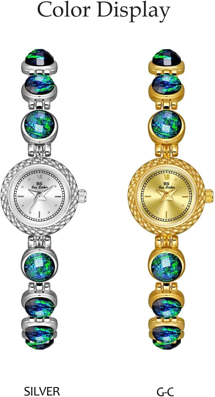 Gold Watch Ladies Gift Watches FANMIS Elegant Women's Pearl Bracelet Watch Vintage though modulate clipper awareness avenge Bangle-Style Dress Watch Fashion Waterproof Quartz Women 