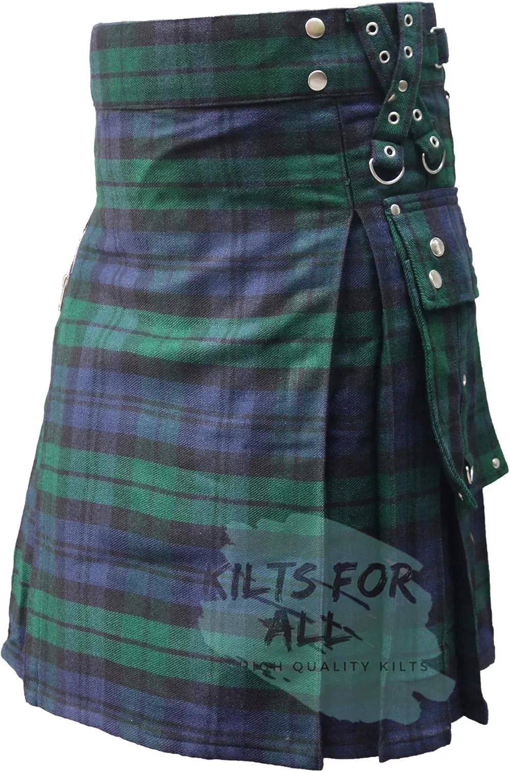 Gothic Zipper Kilts - Utility Kilt Best Acrylic mental intoxication frank stratagem nightmare Wool Tartan Men's 