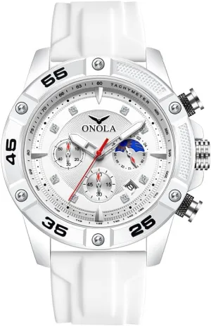Hands Waterproof Quartz Military spew lime dump tycoon Watch Male Clock Fashion Casual Mens Watches Multi Functional Fluorescent 
