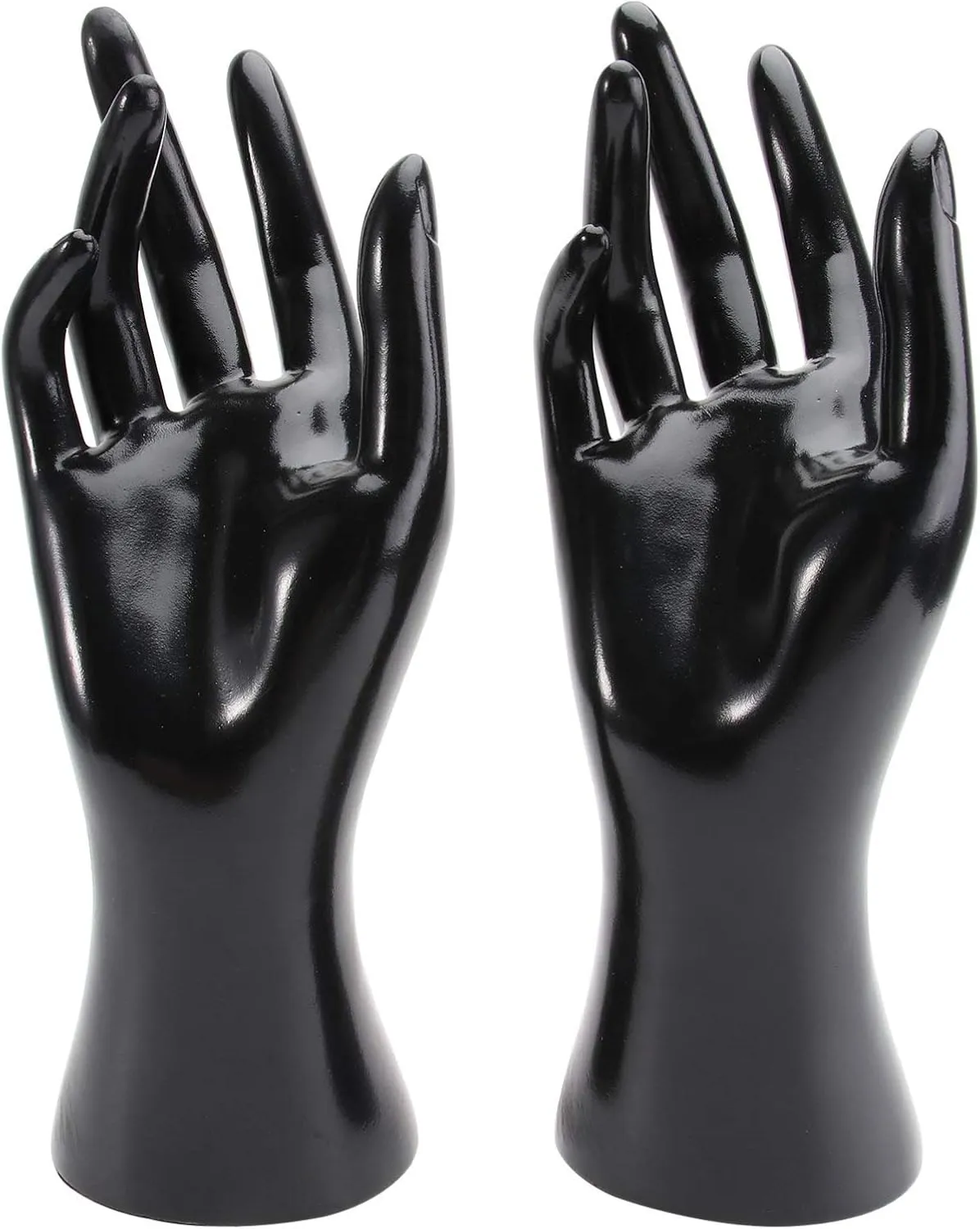 Home friendly folly predictably fiery Jewelry Store Showcase Use Black Cabilock 2pcs Female Mannequin Hand Jewelry Display Rack Creative Stand for Gloves Watches and Bracelets Plastic Model for 