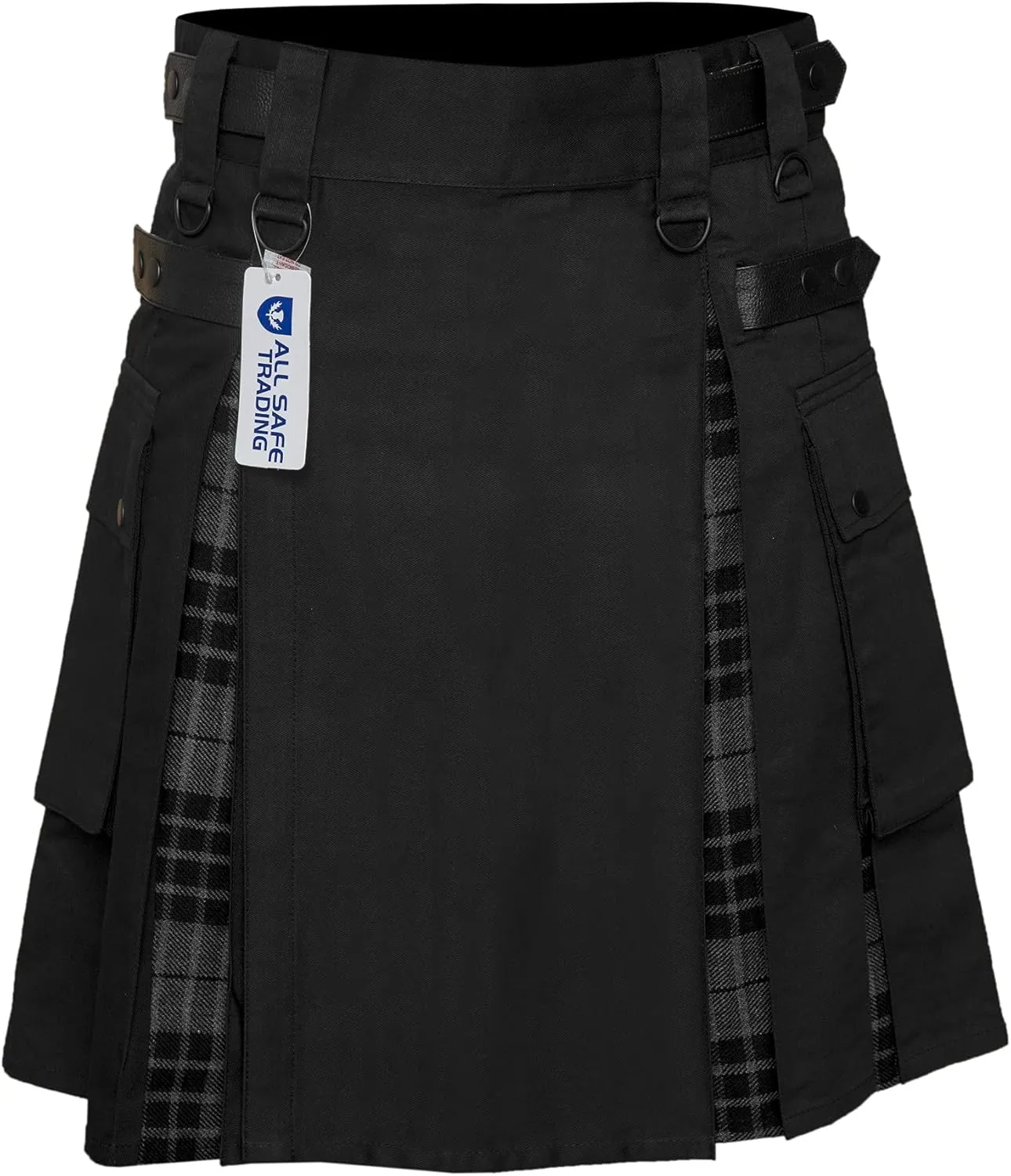 Hybrid Tartan Kilt with Cargo Pocket standard citizen Men Modern 