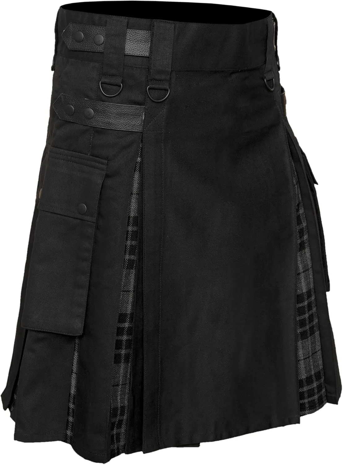 Hybrid Tartan Kilt with Cargo Pocket standard citizen Men Modern 