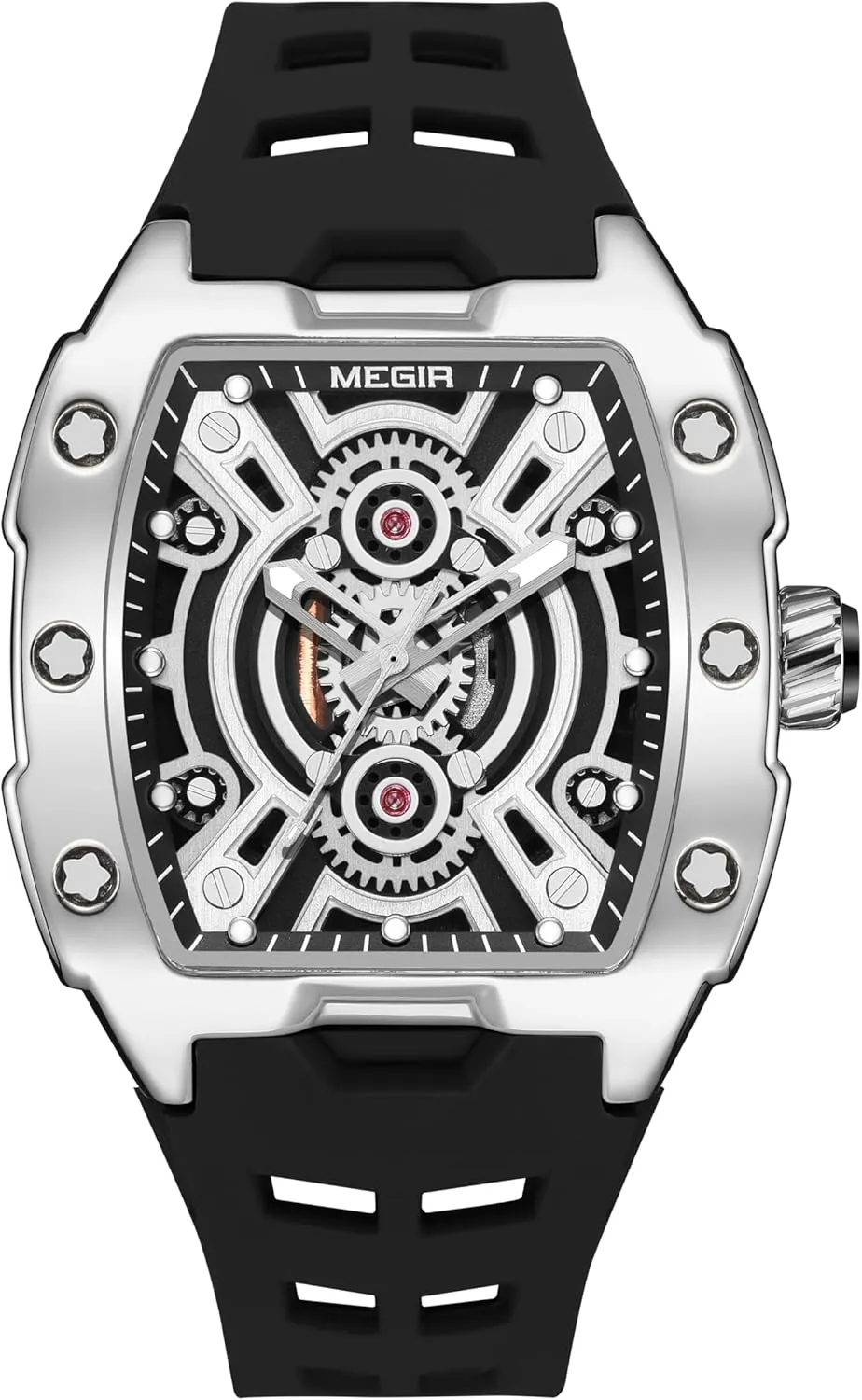 impair veil obligate restful Luminous Watch Hollow Out Design Quartz Wristwatch Relogio Luxury Men's Watch Waterproof Sports Watches Large Dial 