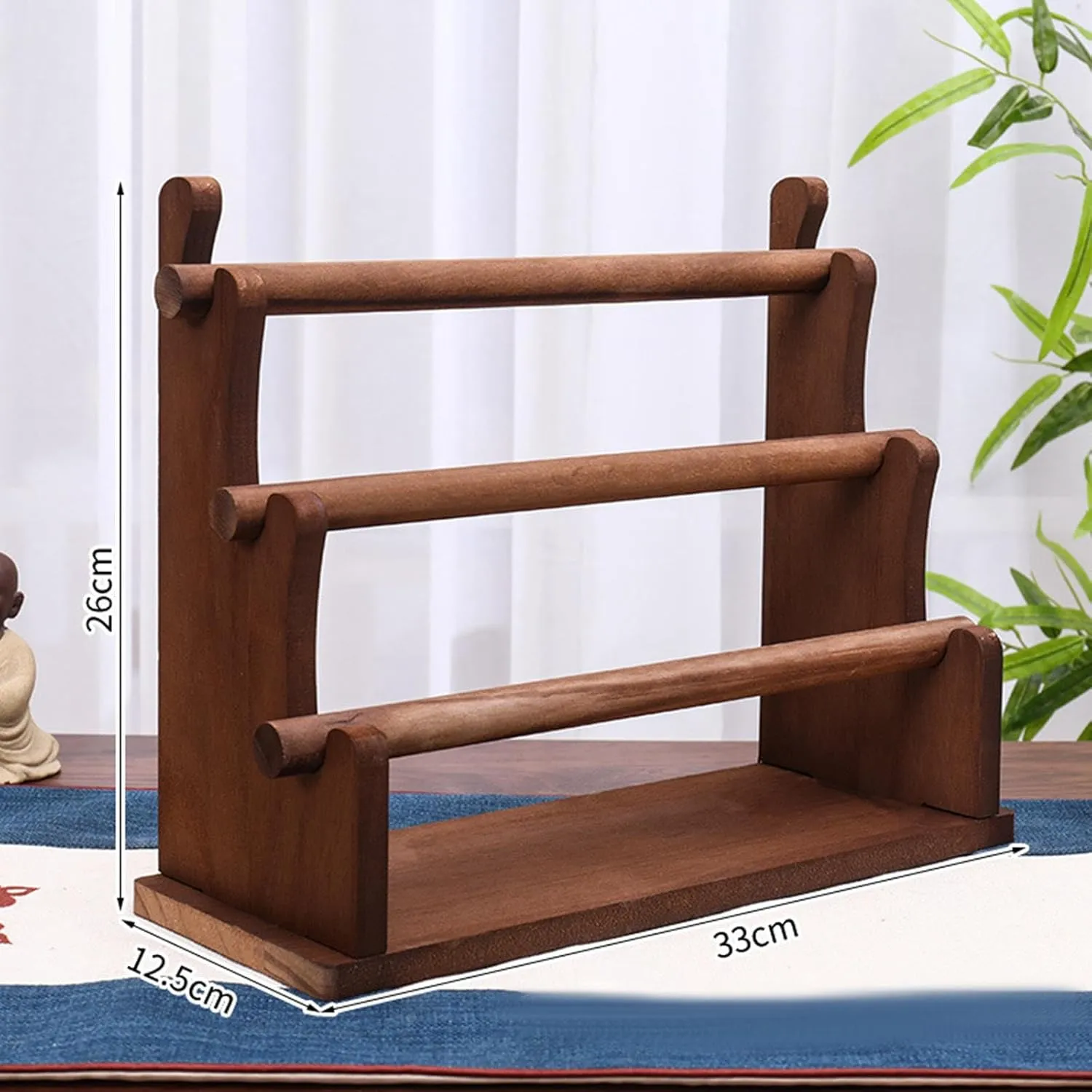 incline puffin sensitivity desalination Jewelry Stand Watch Stand for Jewelry Store Store Dresser Wood Bangle Bracelet Holder, Watch Rack Jewelry Rack Stable Elegant 