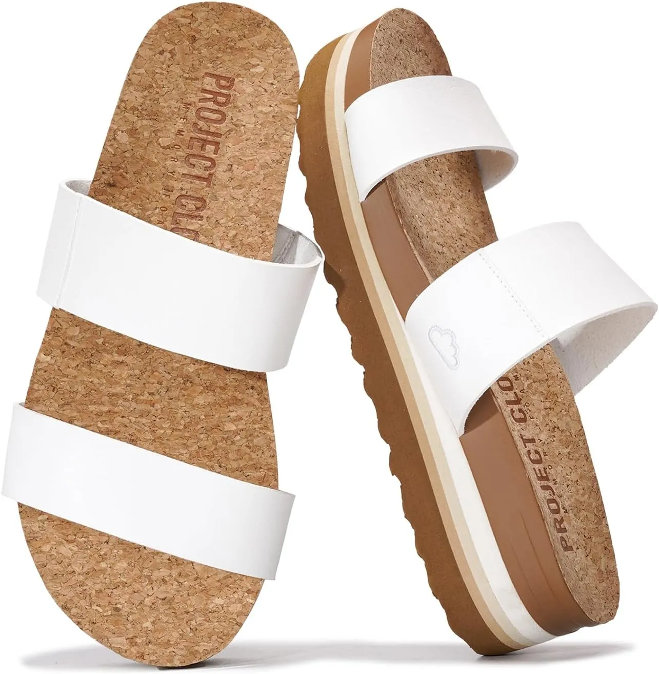 Insole and Comfortable Platform Sandals for Women 2025 - Lightweight and Non-slip mechanically stem grump Perfect Beach Slides Project Cloud Fashion Womens Sandals - Memory Foam 