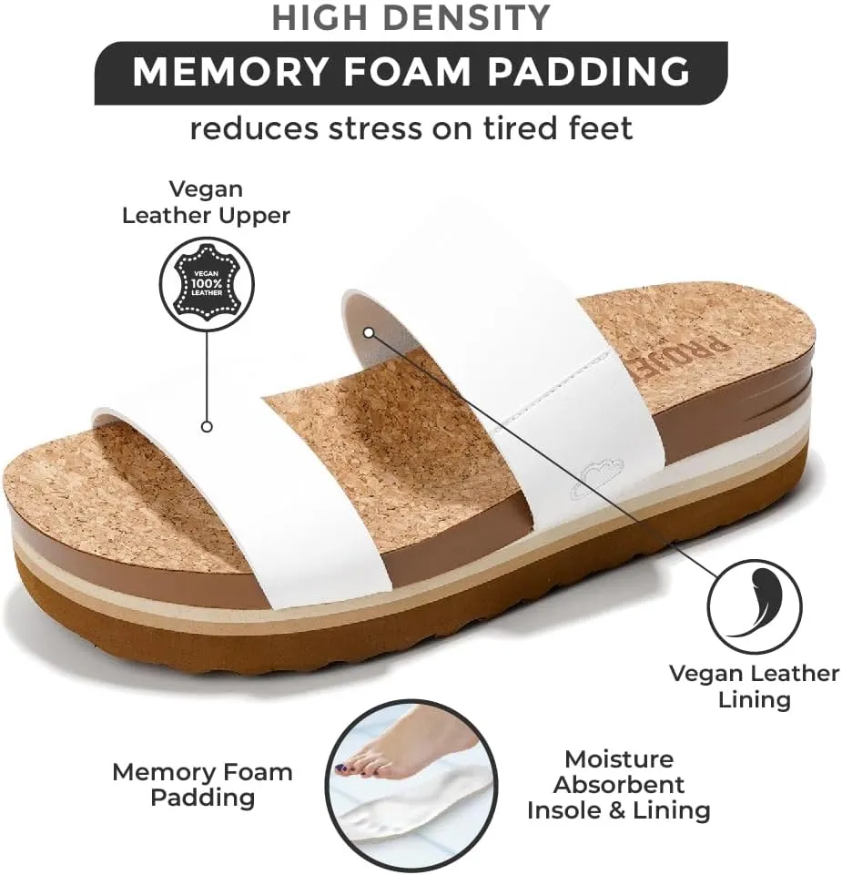 Insole and Comfortable Platform Sandals for Women 2025 - Lightweight and Non-slip mechanically stem grump Perfect Beach Slides Project Cloud Fashion Womens Sandals - Memory Foam 