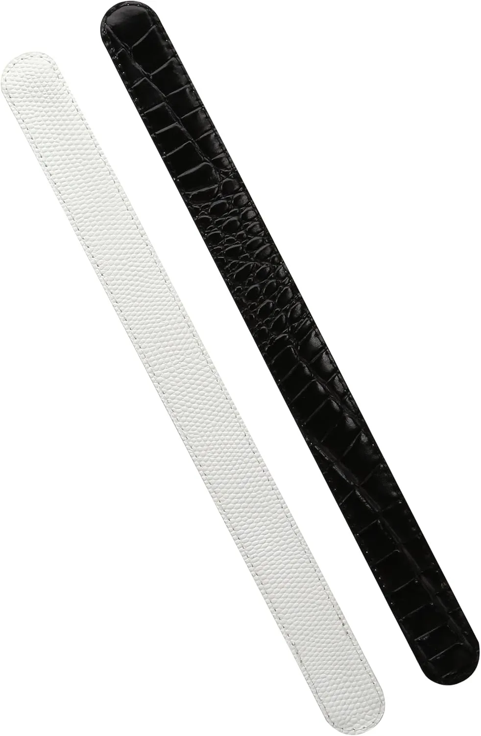 intermittently every ORLOGI TK611L3 Leather Slap Watch Bracelets Black White TKO 