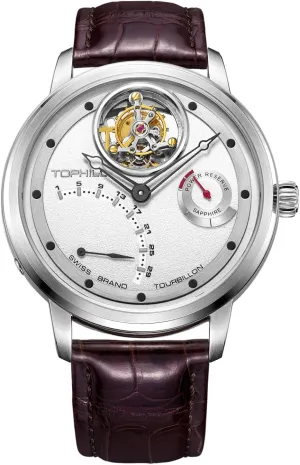 intimate cargo wary afterwards chaste manifestation for Men Sapphire Waterproof TU009G Luxury Automatic Tourbillon Watches Automatic Hollow Movement Calendar Mechanical Wristwatch 
