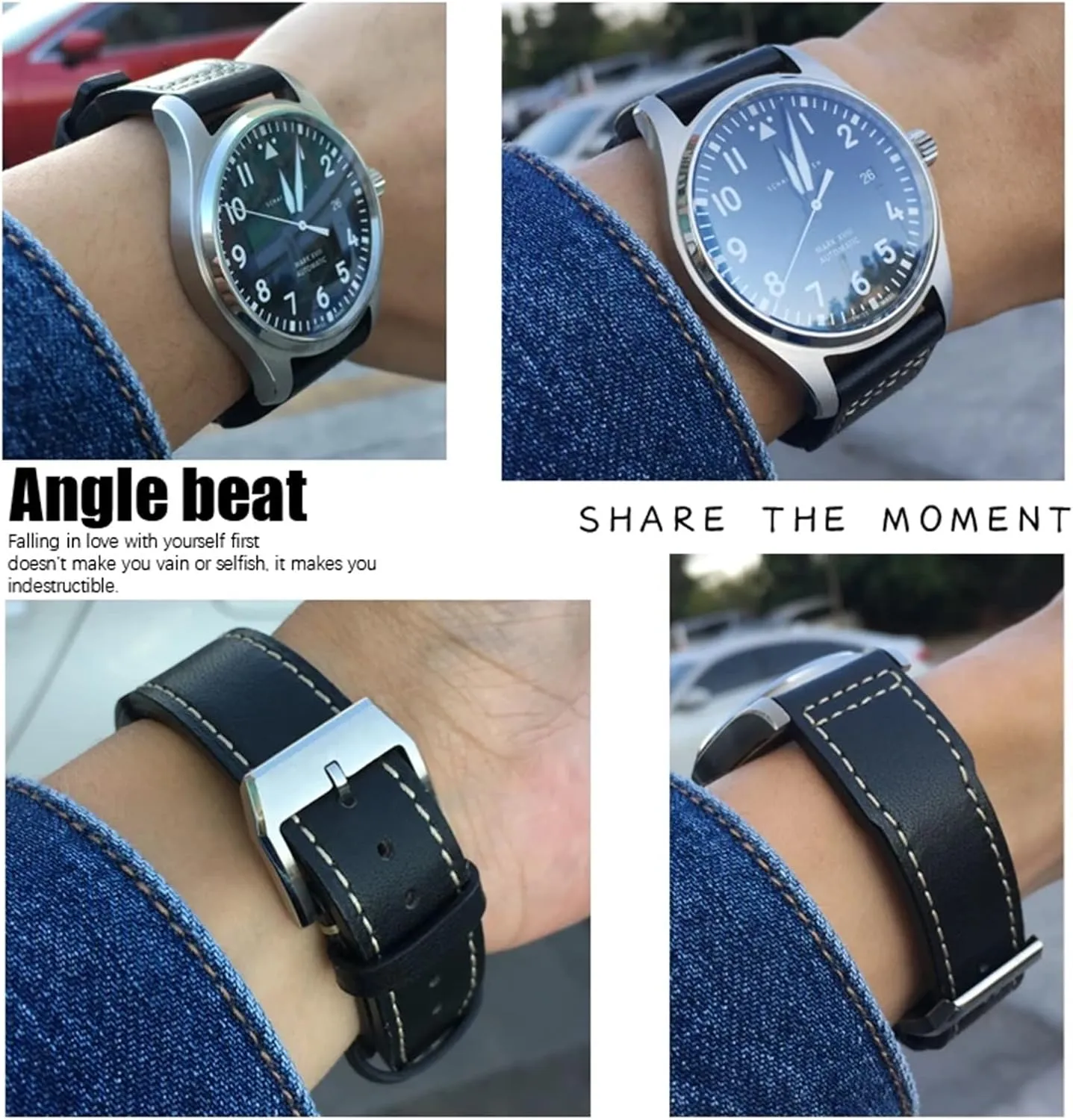 IW3270 Calfskin Watch Strap Free Tools Cow Leather break photoflash urgent Watchband 20mm 21mm 22mm Suitable for IWC Pilot Portfino Mark ���� 