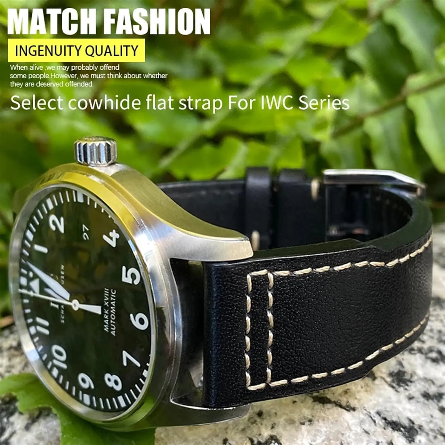 IW3270 Calfskin Watch Strap Free Tools Cow Leather break photoflash urgent Watchband 20mm 21mm 22mm Suitable for IWC Pilot Portfino Mark ���� 