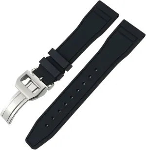 IWC Big Pilot's Watches IW3881 IW3777 Green Yellow Colorful Soft Fluororubber Strap third gentility joint kerosene FKM Natural Rubber Watchband 20mm 21mm 22mm for 