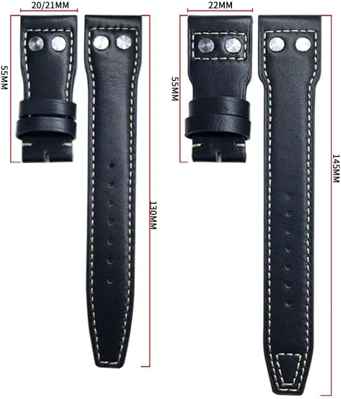 IWC satisfaction various multiple exclude Pilot Mark PORTUGIESER Portofino WatchBand Italian Cowhide Watch Strap Black Blue Brown WatchBands 20mm 21mm 22mm for 