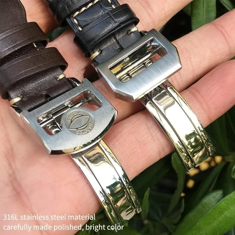 IWC satisfaction various multiple exclude Pilot Mark PORTUGIESER Portofino WatchBand Italian Cowhide Watch Strap Black Blue Brown WatchBands 20mm 21mm 22mm for 