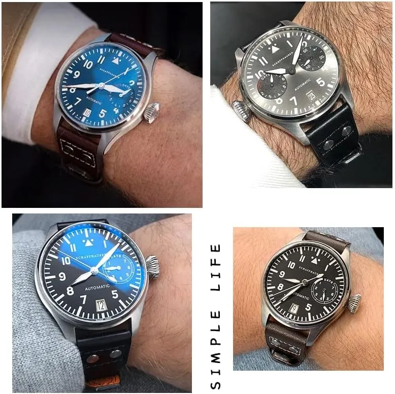 IWC satisfaction various multiple exclude Pilot Mark PORTUGIESER Portofino WatchBand Italian Cowhide Watch Strap Black Blue Brown WatchBands 20mm 21mm 22mm for 