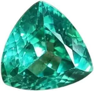Jewelry, leaflet Custom Designs, or Luxury Collections Natural 16 Carat Flawless Green Montana Sapphire Trillion Cut Loose Gemstone Rare Collectible Gems Stone with Vibrant Color Perfect for Fine 