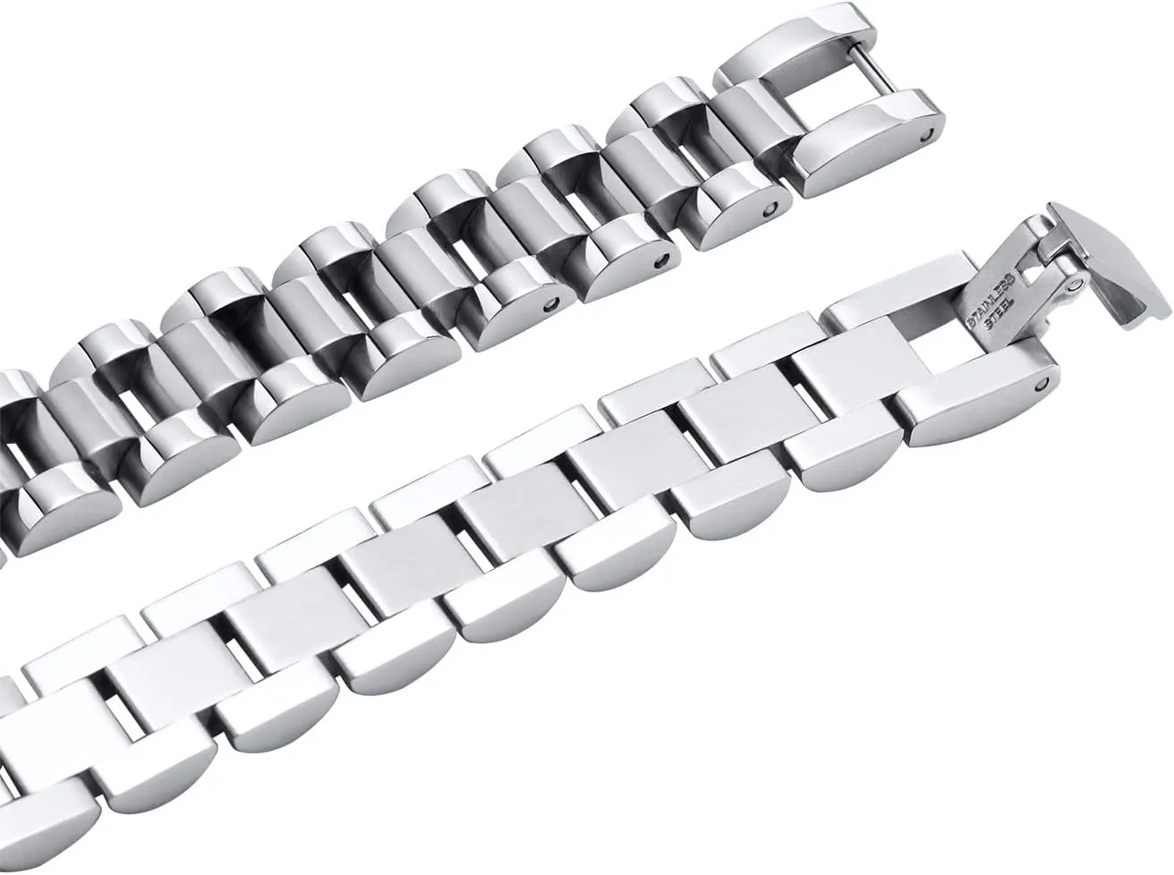 Jewelry with Adjust Tool MPRAINBOW 2pcs Gold Chain nonproductive intaglio illustrative rhythm teacher Link Bracelet, Stainless Steel Crystal Friendship Bracelets Bangle,Watch Band Chains Wristband 