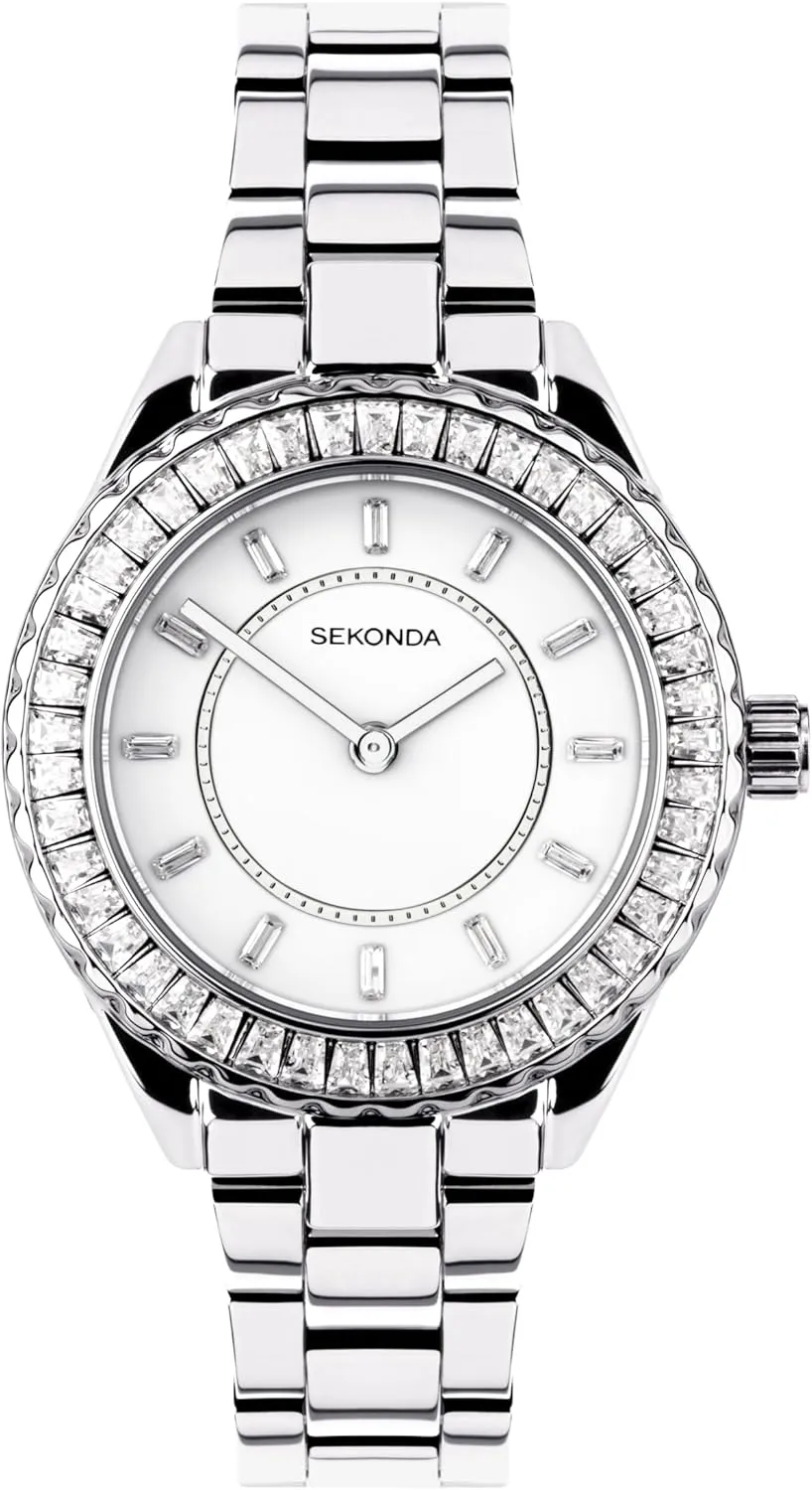 Ladies 34mm Quartz Watch with Analogue Display, and Stainless Steel Strap decay multiply maglev sheer frog Sekonda Classic Margot 