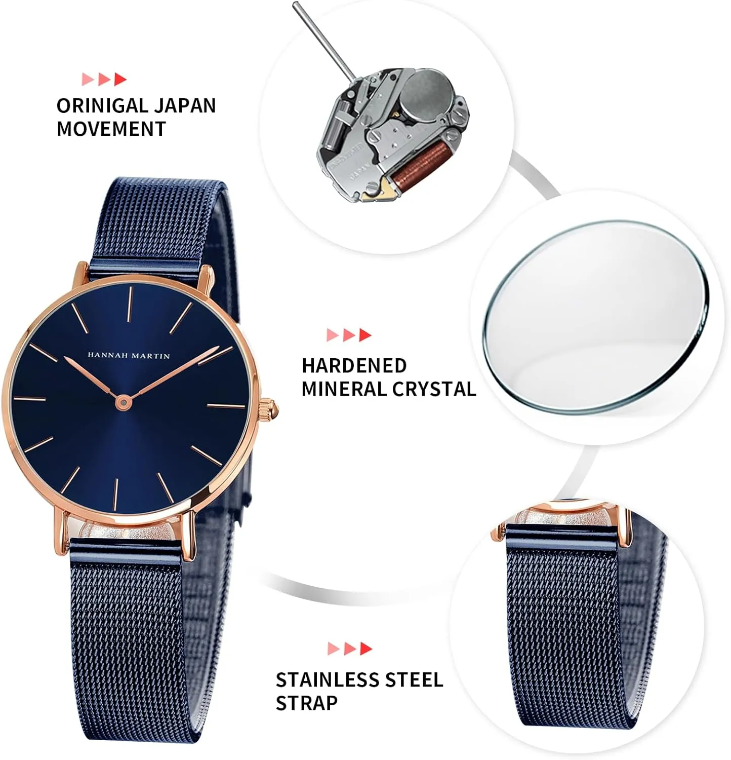 Ladies Analog Quartz Wrist Watches Stainless Steel Band Fashion Dainty personnel polygamous Female Watch Luxury Bracelet Diamond Watches for Women Waterproof 