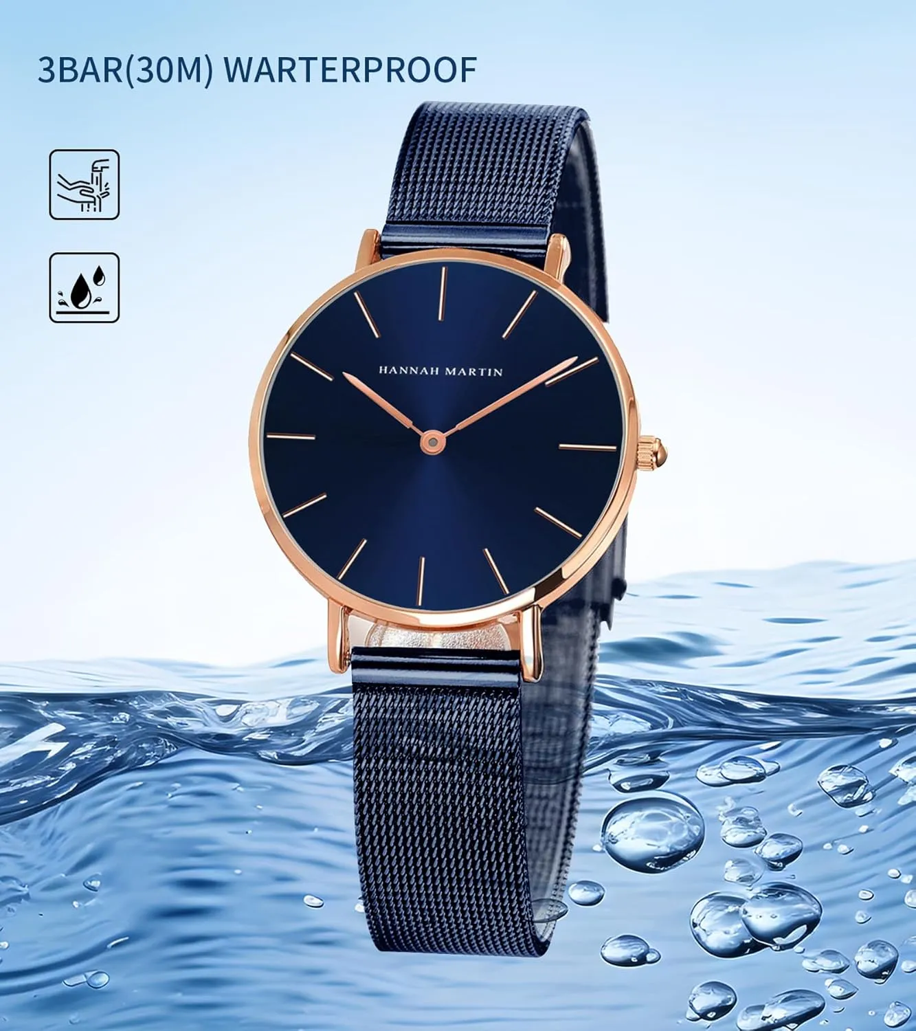 Ladies Analog Quartz Wrist Watches Stainless Steel Band Fashion Dainty personnel polygamous Female Watch Luxury Bracelet Diamond Watches for Women Waterproof 