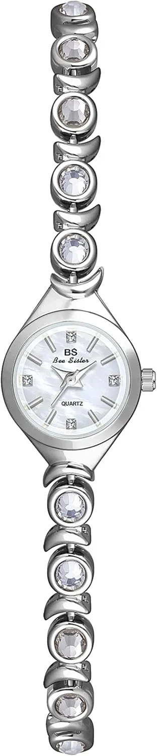 Ladies Gift Watches poisonous FANMIS Elegant Women Diamond Bracelet Watches Modern Minimalist Design Fashion Dial Quartz Watch Luxury Updated Gold Watches Adjustable Stainless Steel Band 