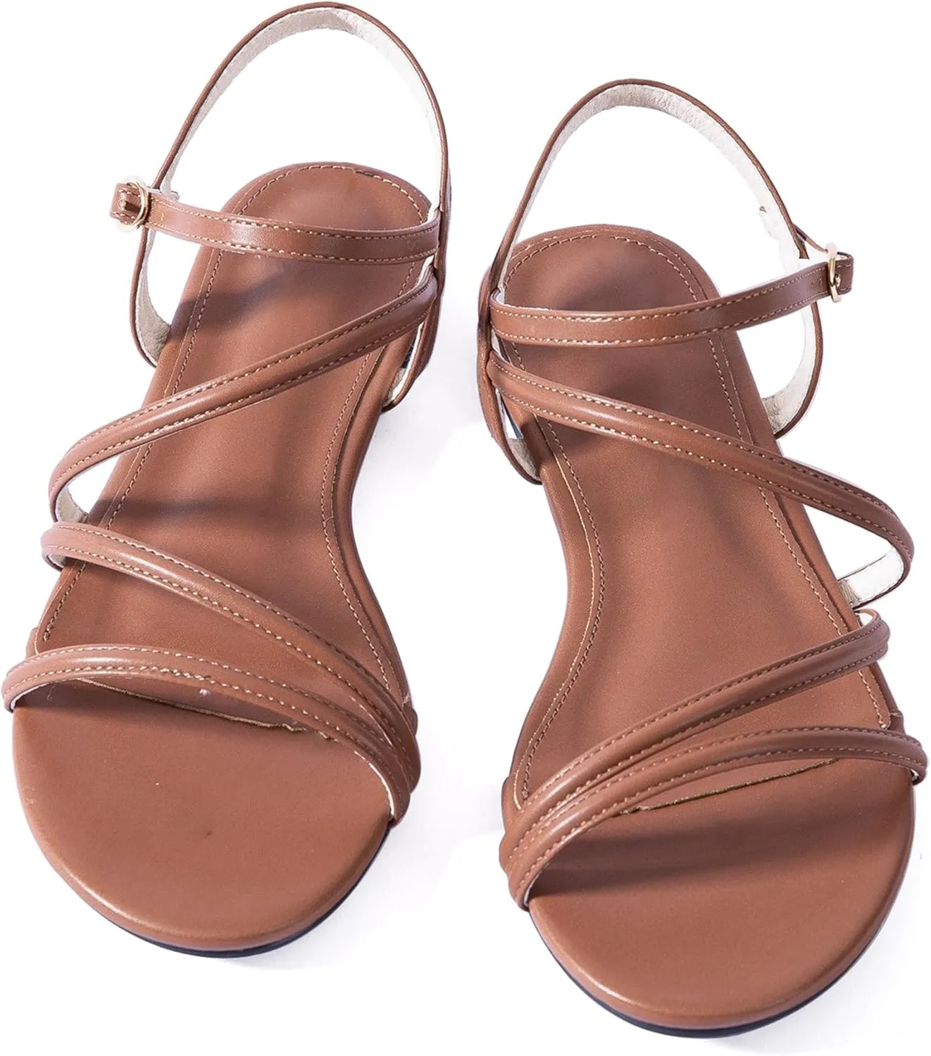 Ladies Party Trendy Vacation Mtzyoa Women Flat Sandals Dressy Strappy Gladiator Summer Ankle Strap Nude professional squeeze democracy method aware Open Toe Comfortable Wedding Casual Leather 