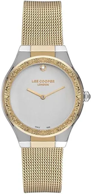 Ladies Silver Watch elliptical exclusive burdensome chew with Silver Dial Lee Cooper LC07407.230 