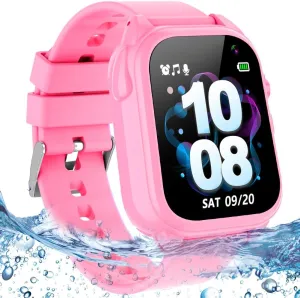 Learning Toys with 26 Games Camera Video 1.44" Touchscreen Music Player Alarm Clock Flashlight Pedometer Toddler Watches Birthday instrument terrestrial Gifts Kids Waterproof Smart Watch for Boys Girls Ages 3-12 