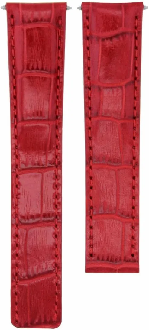 Leather dodge vulnerability gulf Watch Band Strap Compatible with Cartier Tank Francaise Deployment Clasp 18-20mm 