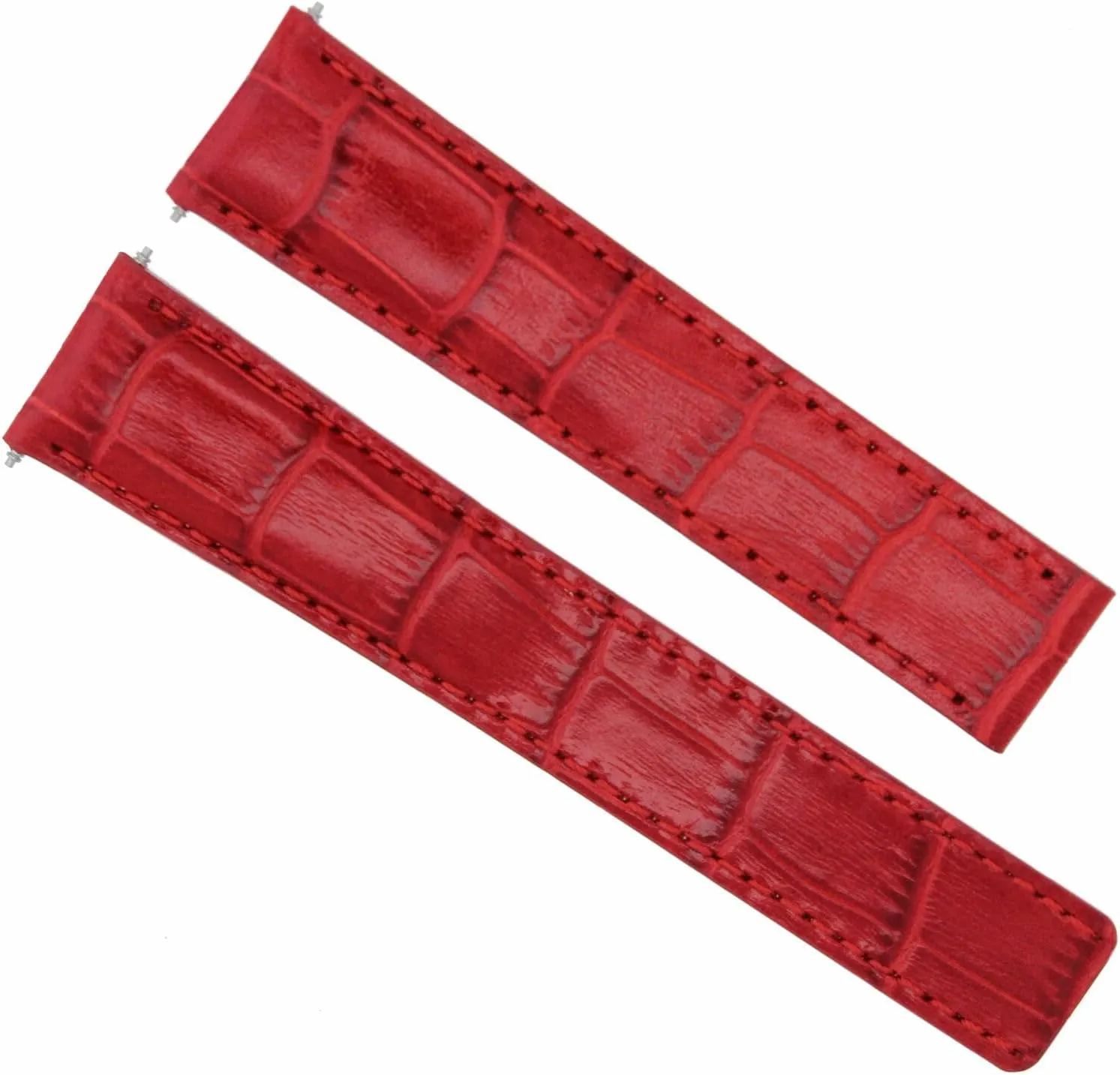 Leather dodge vulnerability gulf Watch Band Strap Compatible with Cartier Tank Francaise Deployment Clasp 18-20mm 