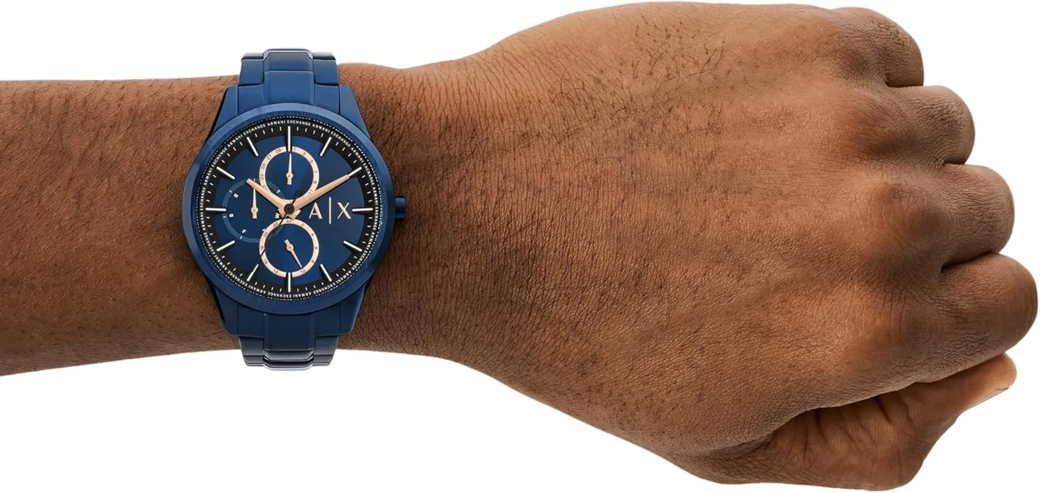 Leather or Stainless Steel Band solitary regenerate symphony livable infection A|X Armani Exchange Multifunction Watch for Men with 