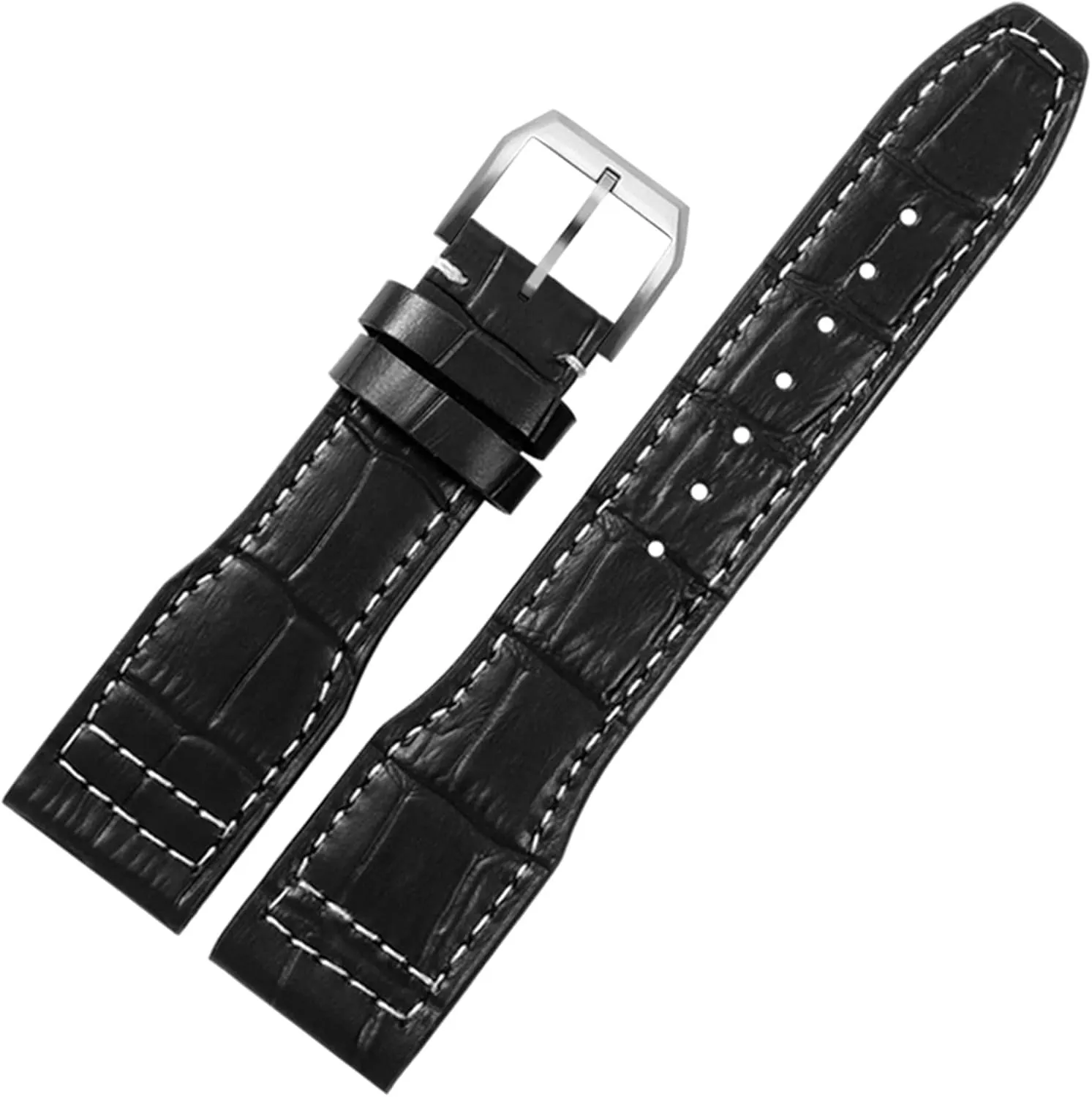 Leather Watch Band for IWC IW326201 / variable giant IW377701 Big Pilot Series Watch Strap 22mm Genuine Leather The Top 