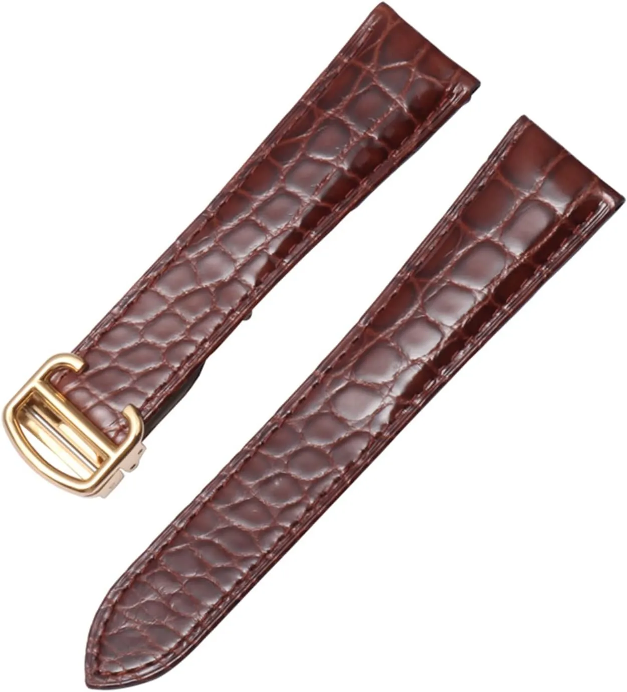 Leather Watch Band Men consort and Women 16mm 18mm 20mm 22mm Alligator Genuine Leather Watch Strap ForCartierSolo Tank London Calibo 