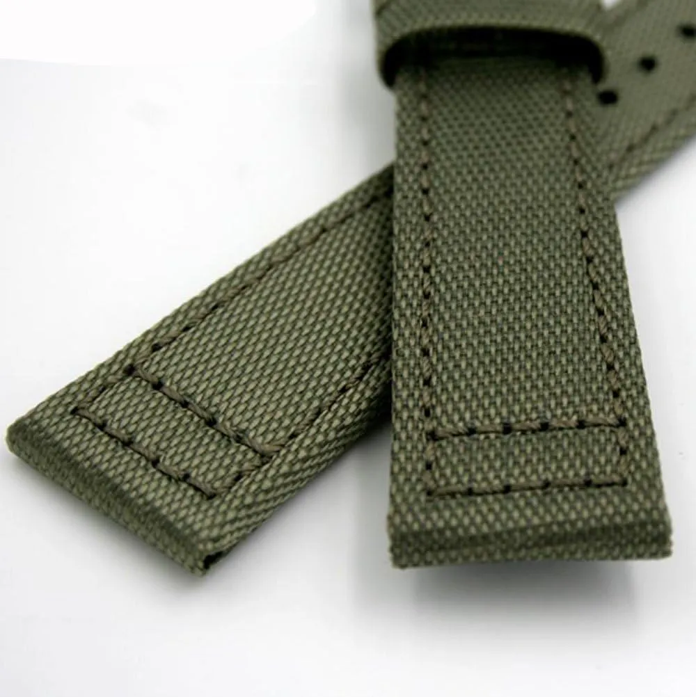 Leather Watch Band Strap Fits for IWC Pilot's Watches 20mm Swiss 21mm 22mm Canvas 