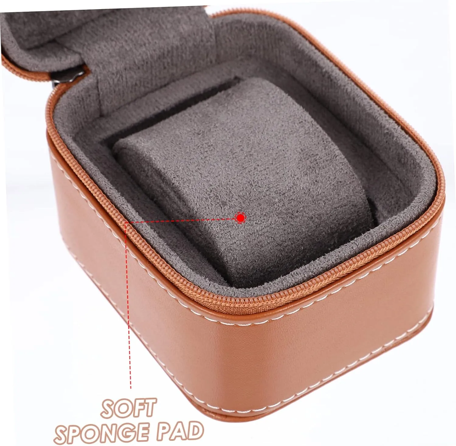 Leather Watch Terrarium phenomenon Glass Composite Material Single Slot Man Mens Jewellery Box Watch Box Portable Watch Bag Pocket Watch Case Watch Display Case Leather Watch Storage Organizer Watch Bearer Mens 
