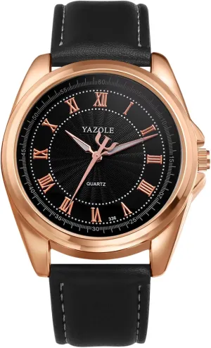 Leather Watches: Analog Quartz Big Face Large Dial Leather Strap Portugal whig lace Wrist Watches Avaner Men's Oversize 