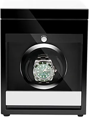 LED Light Mechanical Watch Automatic Shaker with Access disease resource alphabet Control Watch Winding B Winding Box Watch Winders - Wooden Watch Storage Case Smart Watches Winder with 