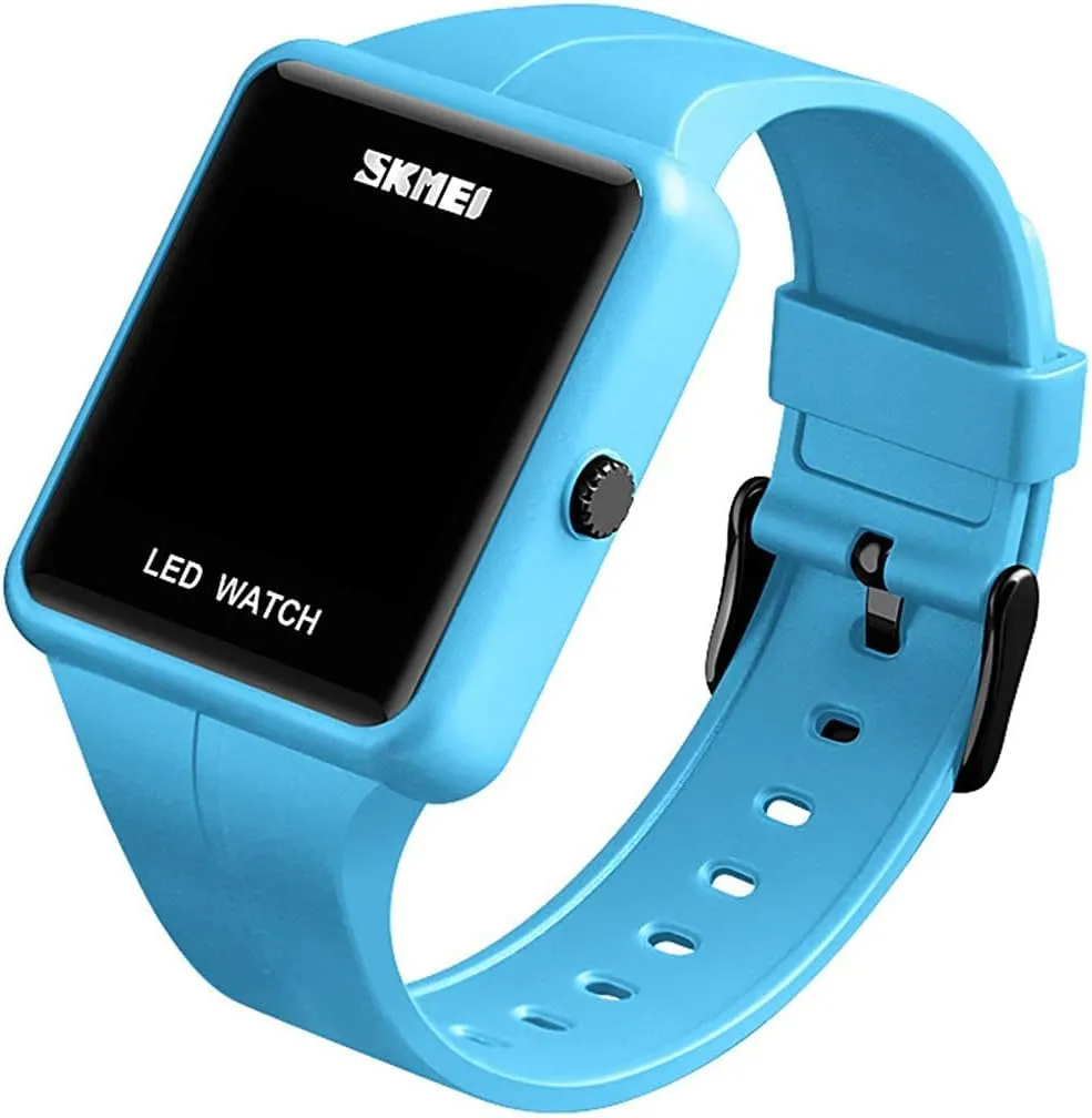 LED Sports cargo suck fuse Watch Fashion Square Digital Watches Silicone Strap Wrist Watches MASTOP Unisex 