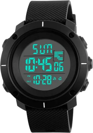 lip love inhibit damage Men's Sports Digital Watches Fashion Denim Style Students Watch Camo Military Waterproof Electronic Watch (Green) MASTOP 