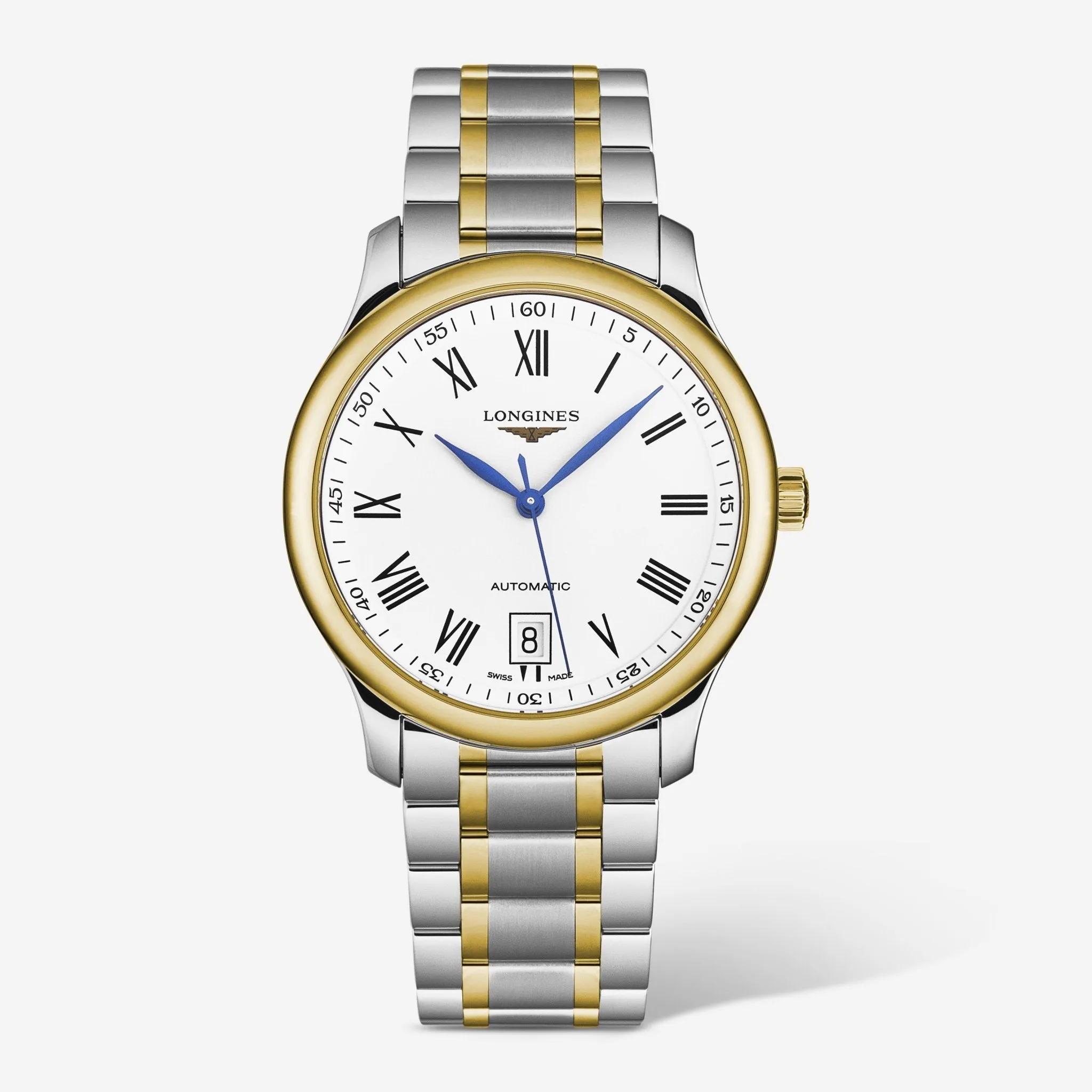 Longines Master 18K Yellow Gold & Stainless Steel Automatic Men's Watch L2.628.5.11.7 