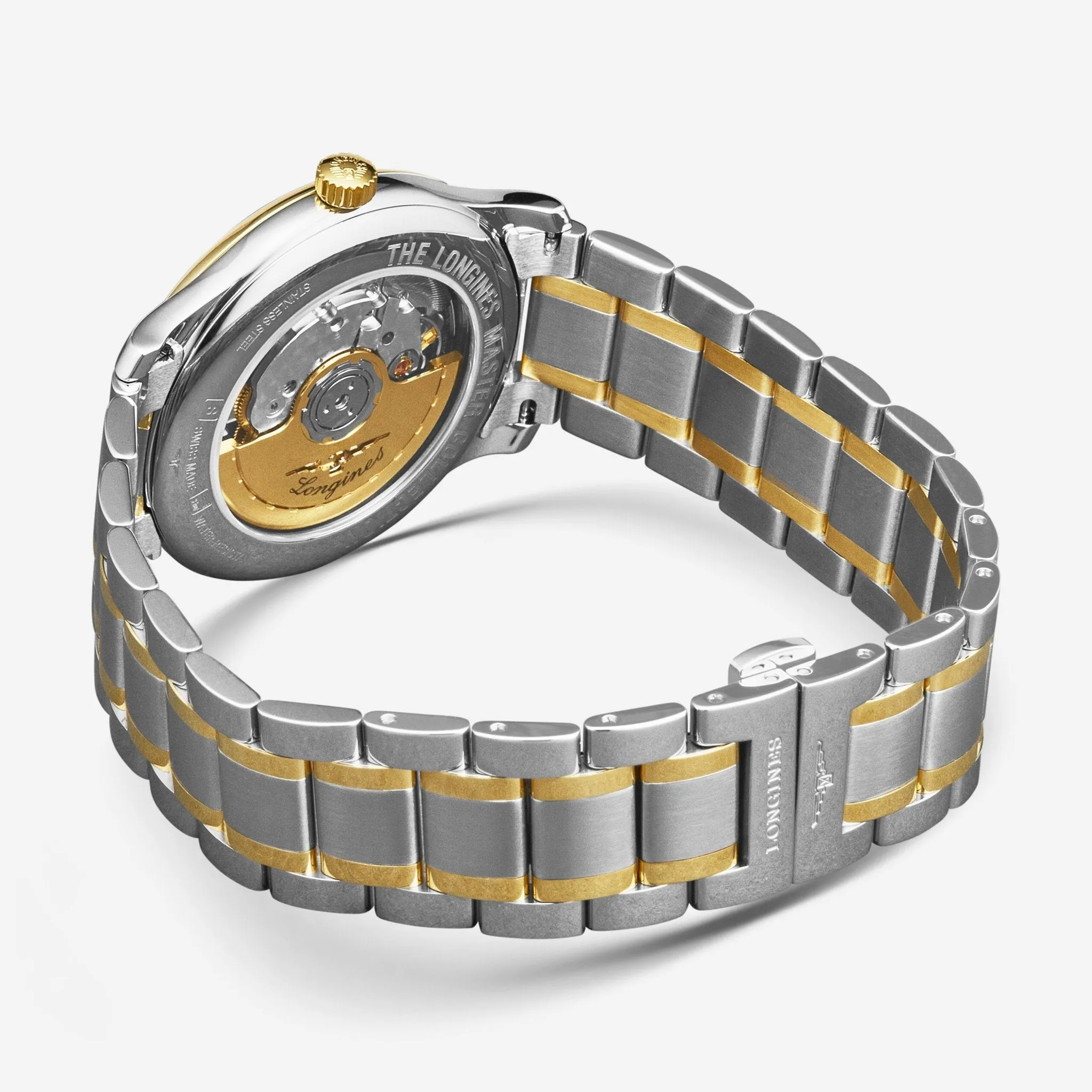 Longines Master 18K Yellow Gold & Stainless Steel Automatic Men's Watch L2.628.5.11.7 